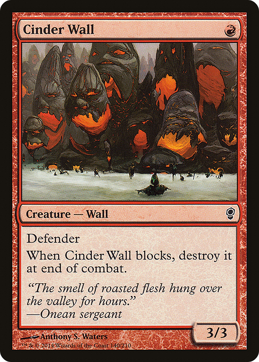 Cinder Wall (CNS-140) - Conspiracy Foil