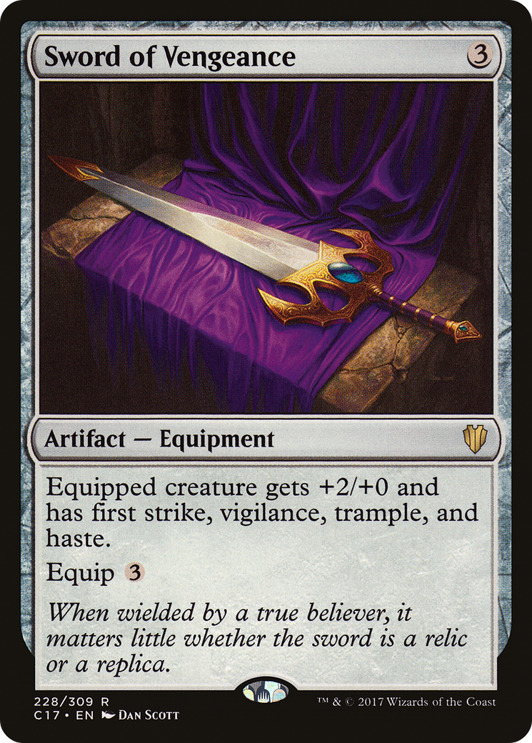 Sword of Vengeance (C17-228) - Commander 2017