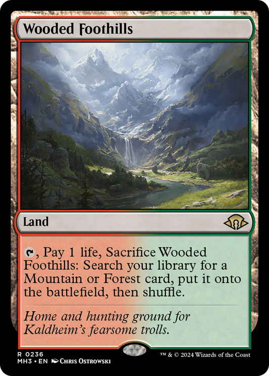 Wooded Foothills (MH3-236) - Modern Horizons 3 Foil