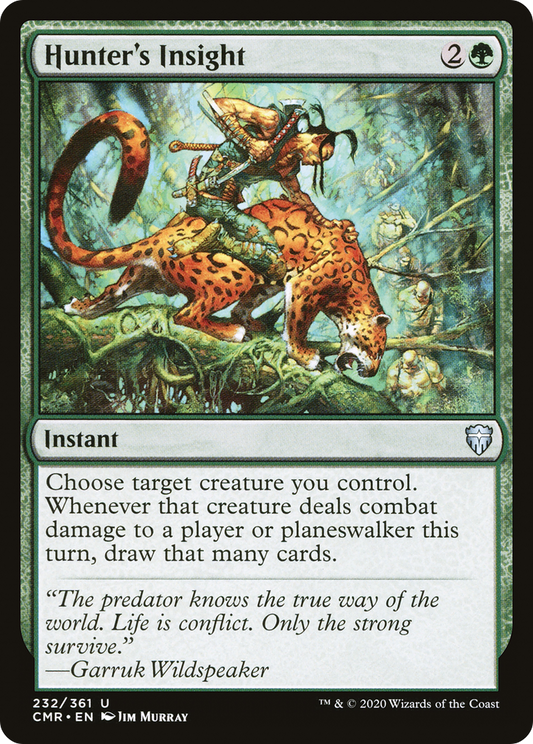 Hunter's Insight (CMR-232) - Commander Legends Foil