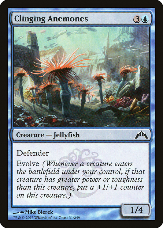 Clinging Anemones (GTC-031) - Gatecrash Foil