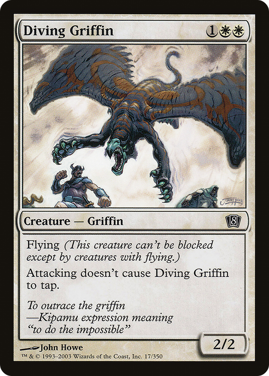 Diving Griffin (8ED-17★) - Eighth Edition Foil