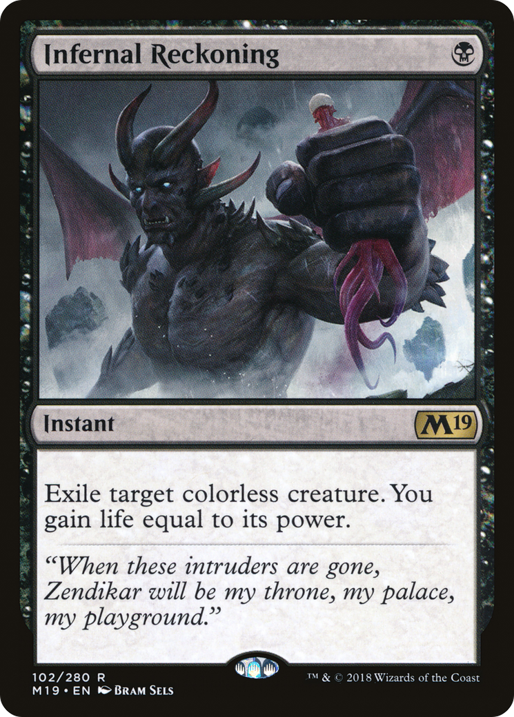 Infernal Reckoning (M19-102) - Core Set 2019 Foil