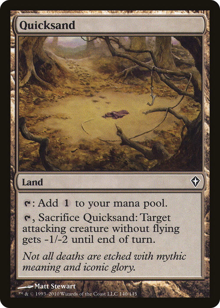 Quicksand (WWK-140) - Worldwake Foil