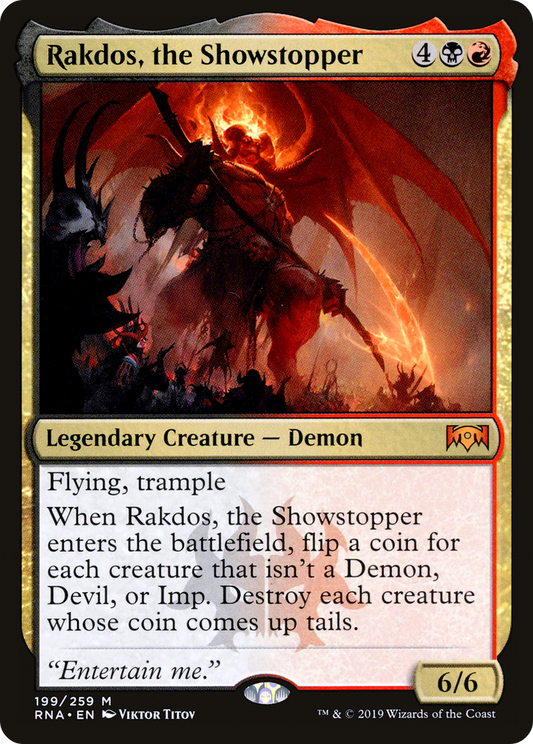 Rakdos, the Showstopper (RNA-199) - Ravnica Allegiance Foil