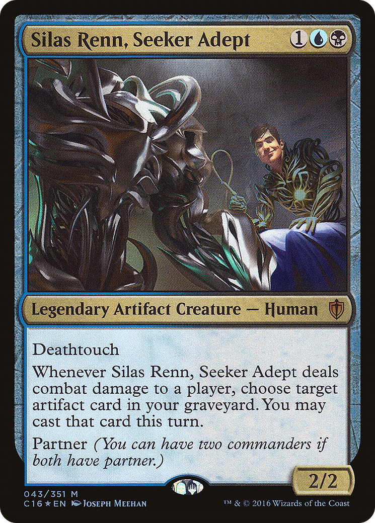 Silas Renn, Seeker Adept (C16-043) - Commander 2016 Foil