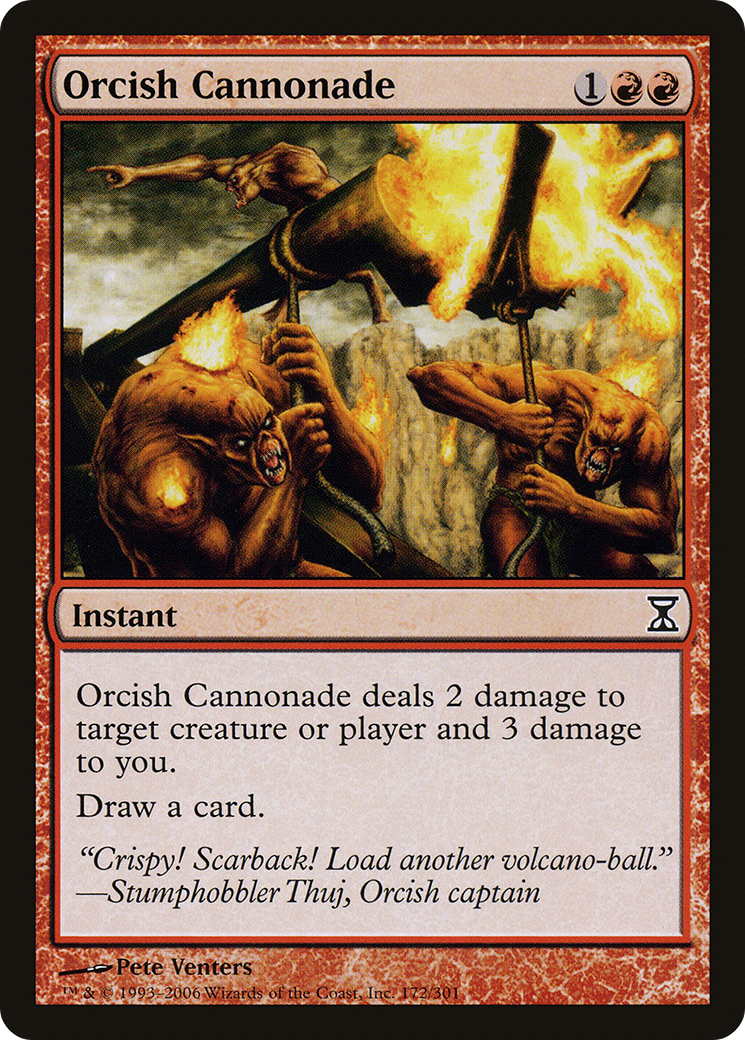 Orcish Cannonade (TSP-172) - Time Spiral Foil