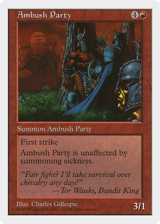 Ambush Party (5ED-208) - Fifth Edition