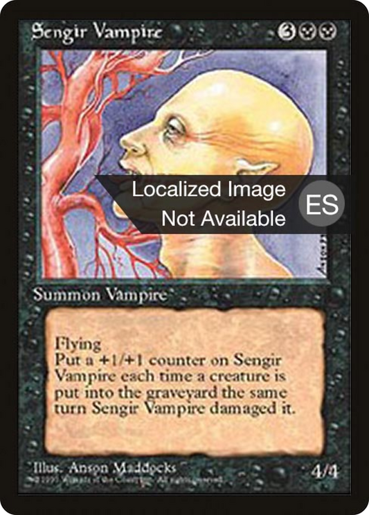 Sengir Vampire (4BB-160) - Fourth Edition Foreign Black Border