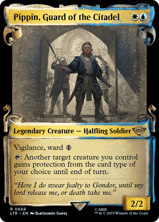 Pippin, Guard of the Citadel (LTR-669) - The Lord of the Rings: Tales of Middle-earth: (Showcase) Foil