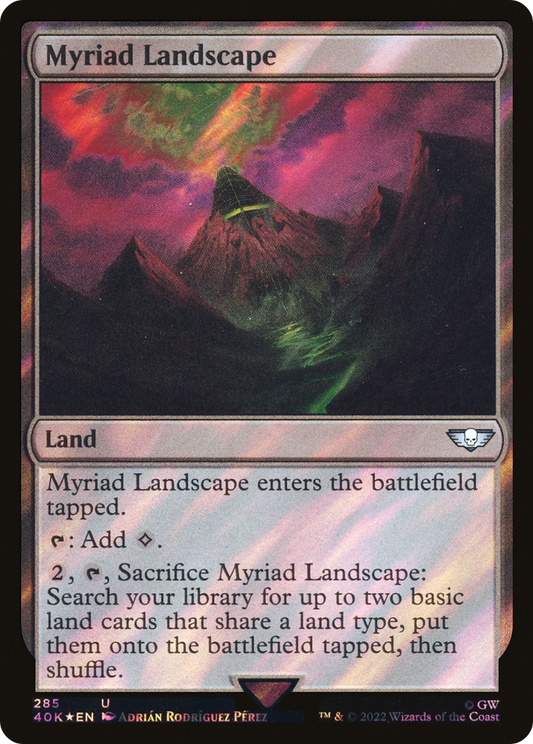 Myriad Landscape (40K-285★) - Warhammer 40,000 Commander Foil