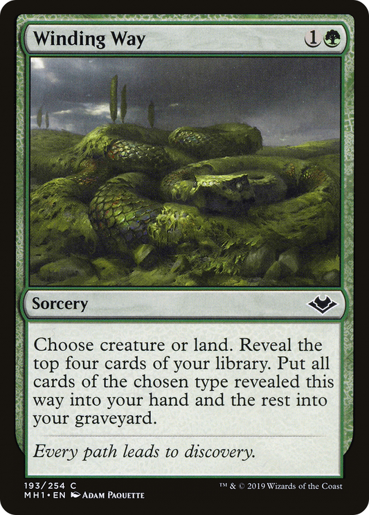 Winding Way (MH1-193) - Modern Horizons Foil