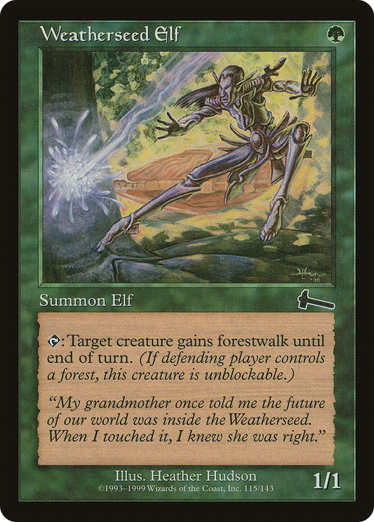 Weatherseed Elf (ULG-115) - Urza's Legacy Foil