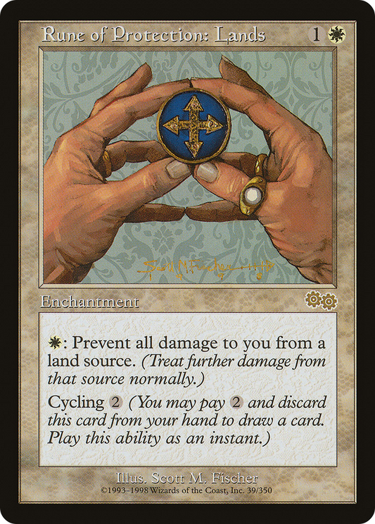 Rune of Protection: Lands (USG-039) - Urza's Saga