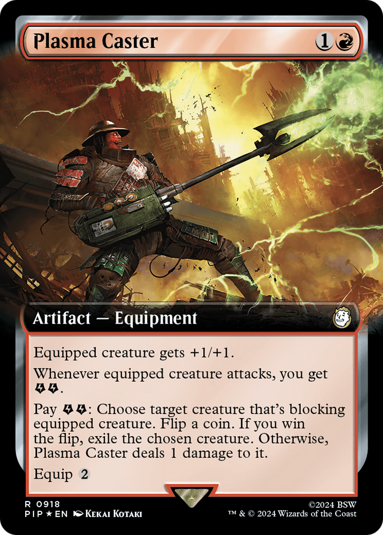 Plasma Caster (PIP-918) - Fallout: (Extended Art) Foil