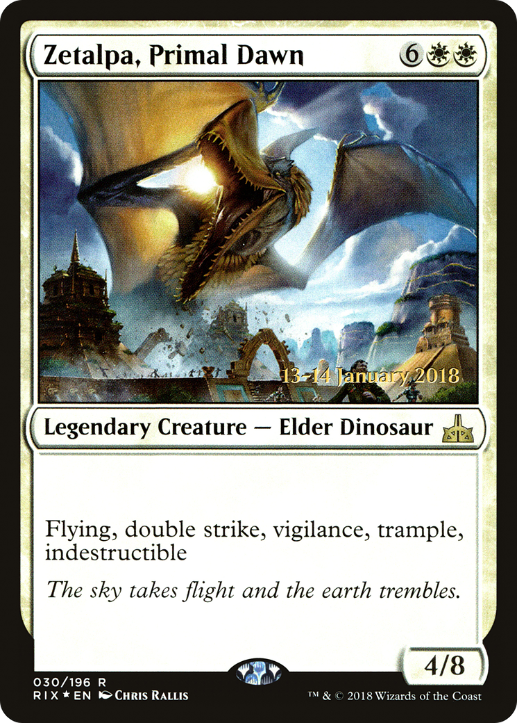 Zetalpa, Primal Dawn (PRE-030) - Rivals of Ixalan Promos Foil
