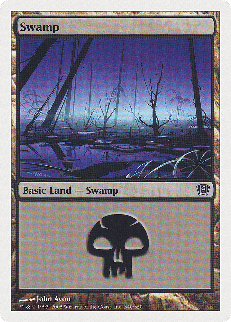 Swamp (9ED-340) - Ninth Edition