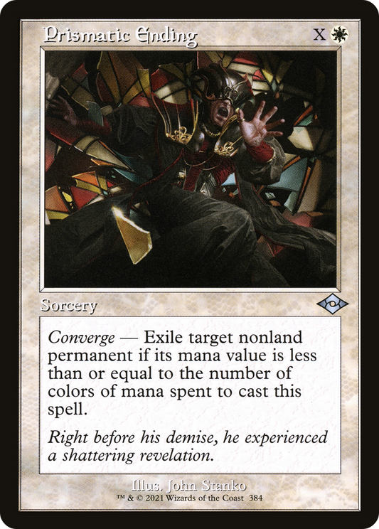 Prismatic Ending (Retro Frame) (MH2-384) - Modern Horizons 2 Foil