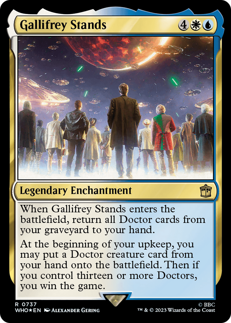 Gallifrey Stands (Surge Foil) (WHO-737) - Doctor Who Foil
