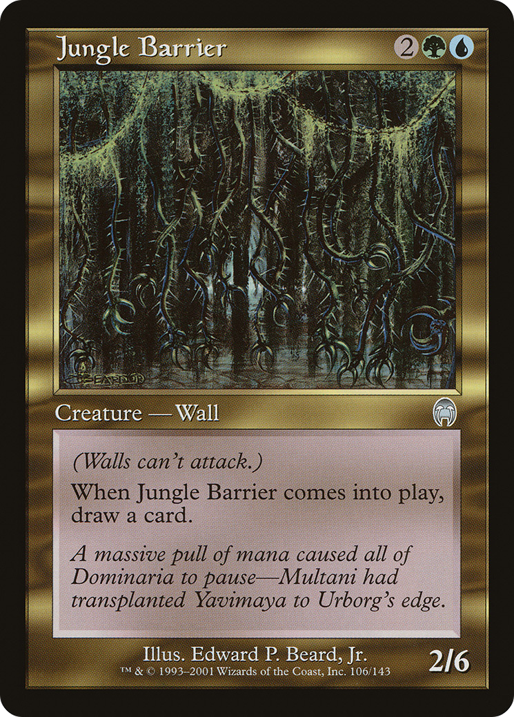 Jungle Barrier (APC-106) - Apocalypse Foil