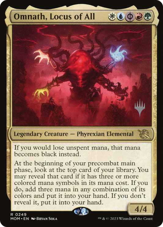 Omnath, Locus of All (PPMOM-249) - March of the Machine Promos (Promo Pack)