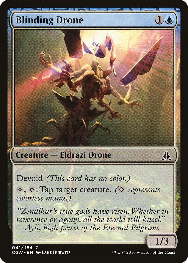 Blinding Drone (OGW-041) - Oath of the Gatewatch: (devoid) Foil