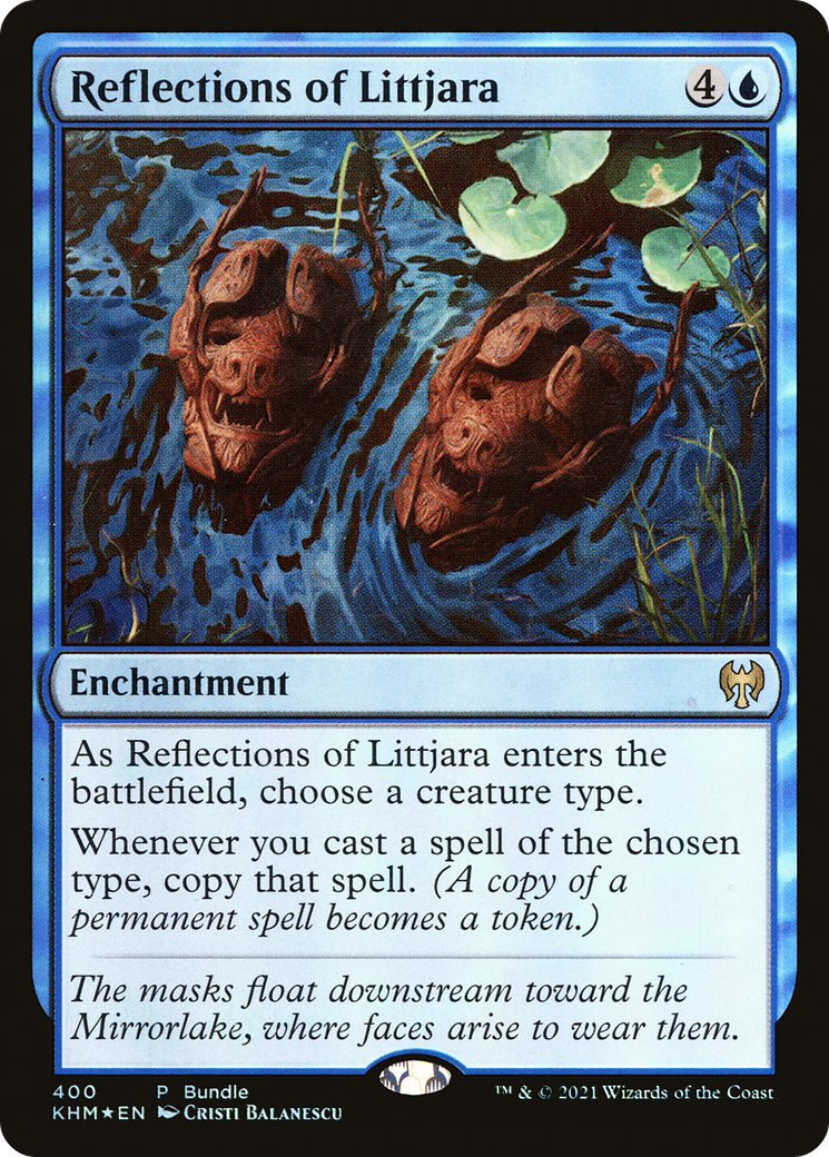 Reflections of Littjara (KHM-400) - Kaldheim Foil