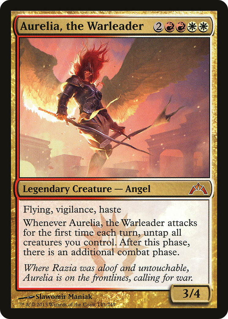 Aurelia, the Warleader (GTC-143) - Gatecrash Foil