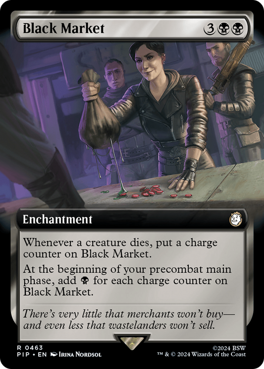 Black Market (PIP-463) - Fallout: (Extended Art) Foil