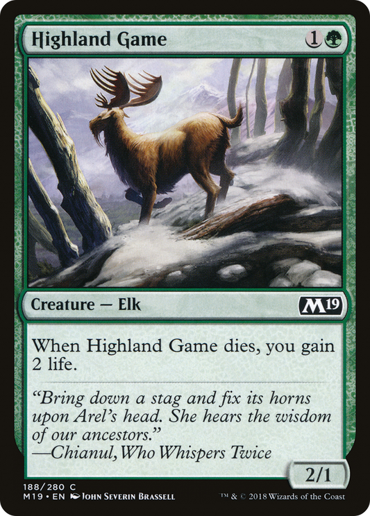 Highland Game (M19-188) - Core Set 2019 Foil