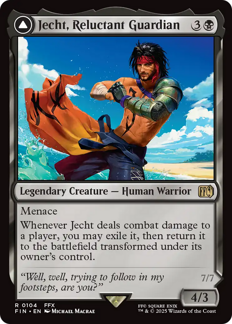 Jecht, Reluctant Guardian (FIN-104) - FINAL FANTASY
