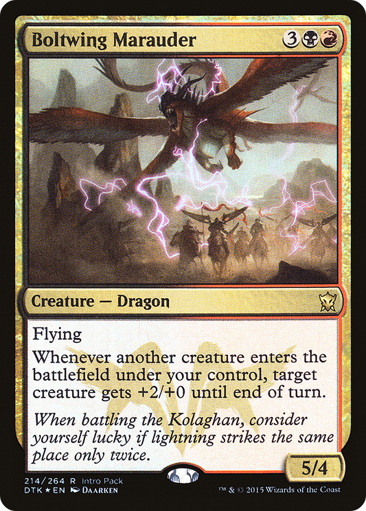 Boltwing Marauder (PDTK-214) - Dragons of Tarkir Promos Foil