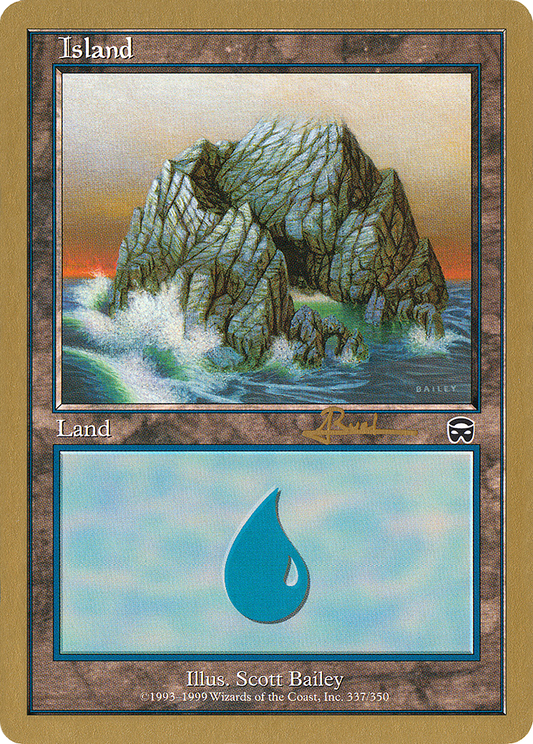 Island (WC01-AR337) - World Championship Decks 2001