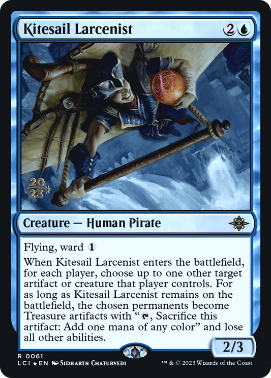 Kitesail Larcenist (PRE-061) - The Lost Caverns of Ixalan Promos (Prerelease) Foil