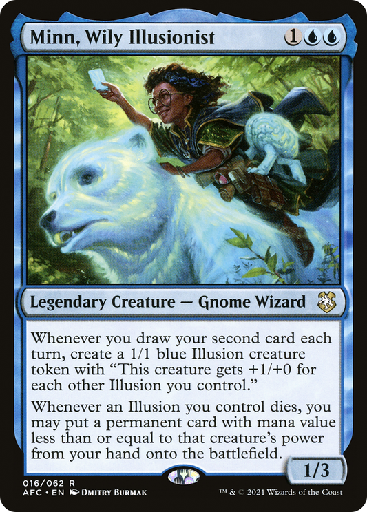 Minn, Wily Illusionist (AFC-016) - Forgotten Realms Commander