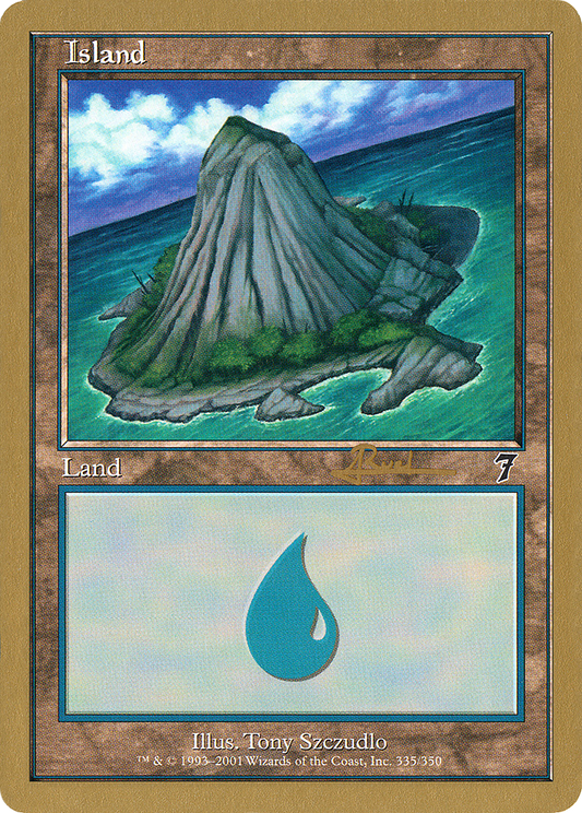 Island (WC01-AR335) - World Championship Decks 2001