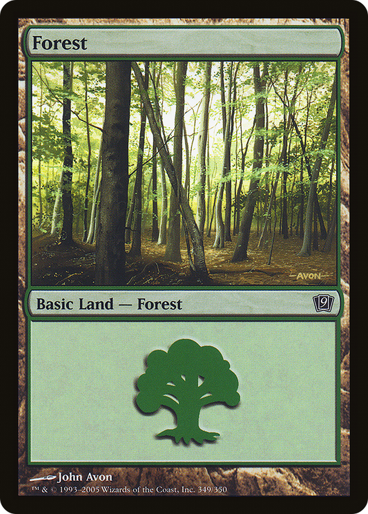 Forest (9ED-349★) - Ninth Edition Foil