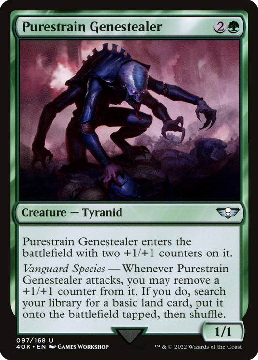 Purestrain Genestealer (40K-097) - Warhammer 40,000 Commander