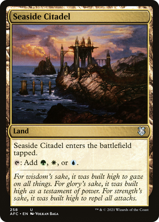 Seaside Citadel (AFC-258) - Forgotten Realms Commander