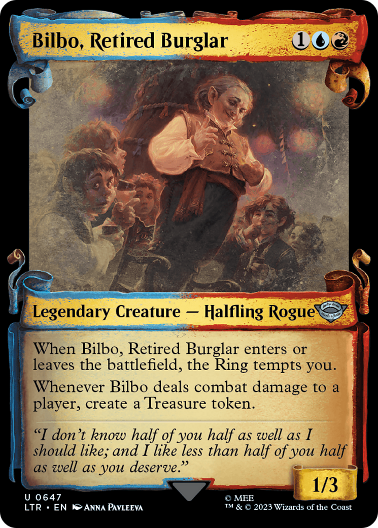 Bilbo, Retired Burglar (LTR-647) - The Lord of the Rings: Tales of Middle-earth: (Showcase) Foil