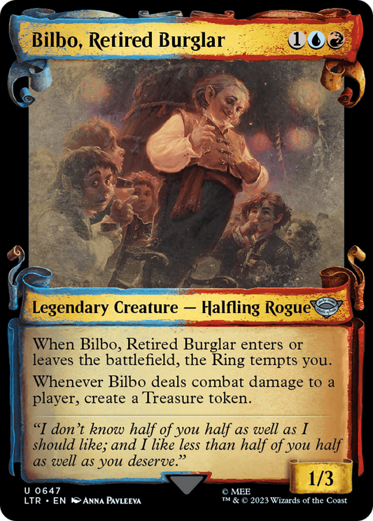 Bilbo, Retired Burglar (LTR-647) - The Lord of the Rings: Tales of Middle-earth: (Showcase) Foil