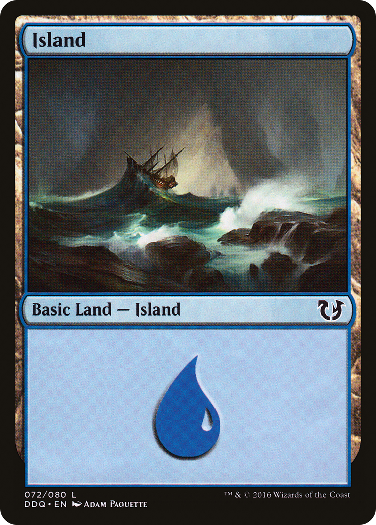 Island (DDQ-072) - Duel Decks: Blessed vs. Cursed