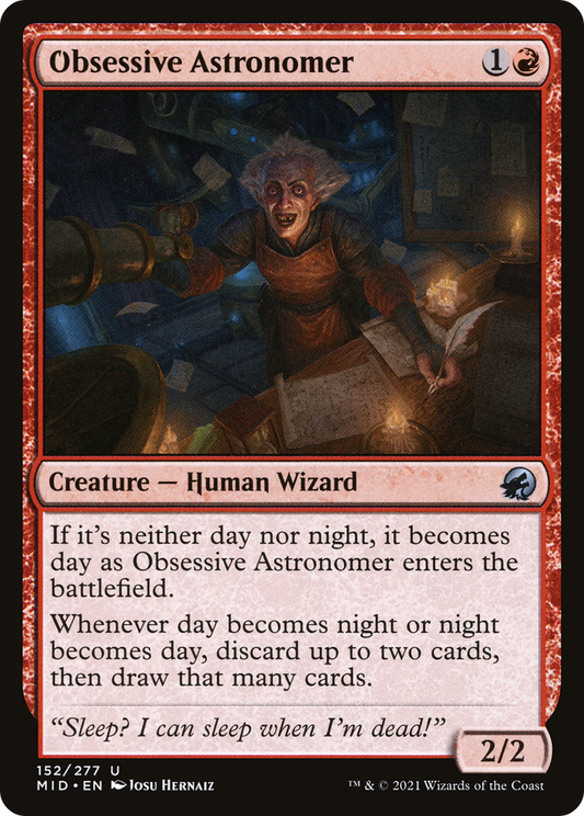 Obsessive Astronomer (MID-152) - Innistrad: Midnight Hunt