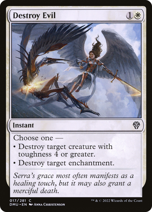 Destroy Evil (DMU-017) - Dominaria United Foil