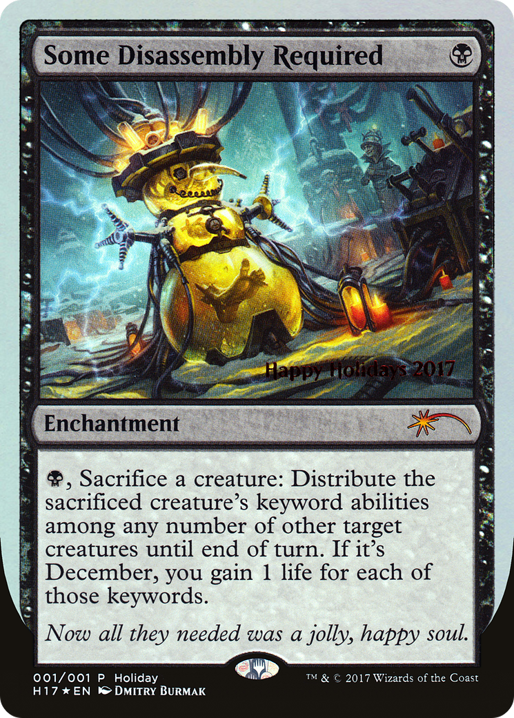 Some Disassembly Required (HHO-017) - Happy Holidays Foil