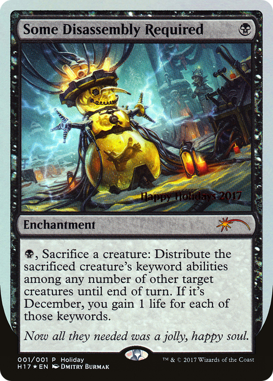 Some Disassembly Required (HHO-017) - Happy Holidays Foil