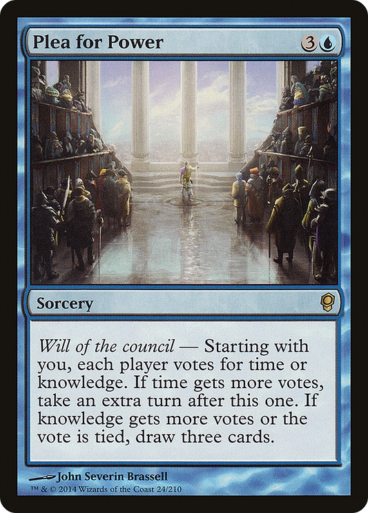 Plea for Power (CNS-024) - Conspiracy Foil