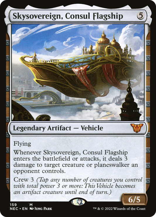 Skysovereign, Consul Flagship (NEC-159) - Neon Dynasty Commander