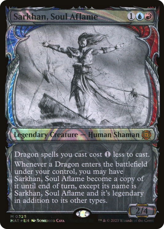 Sarkhan, Soul Aflame (MAT-225) - March of the Machine: The Aftermath: (Showcase) Foil