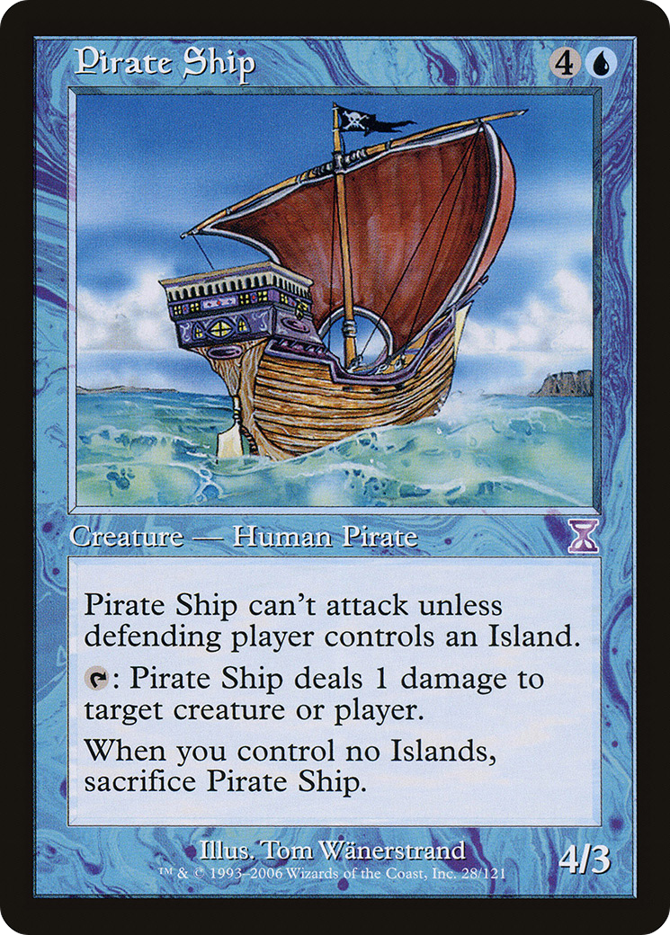 Pirate Ship (TSB-028) - Time Spiral Timeshifted Foil